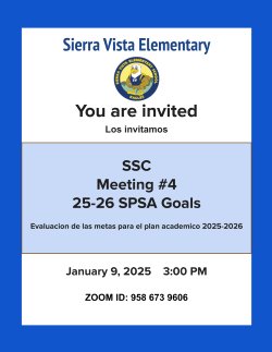 SSC Meeting Flier